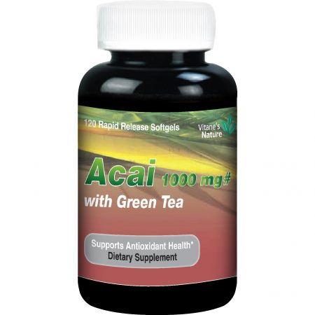 Acai 1000mg with Green Tea Softgels