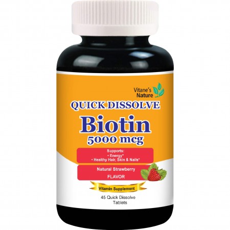 Quick Dissolve Biotin 5000 mcg