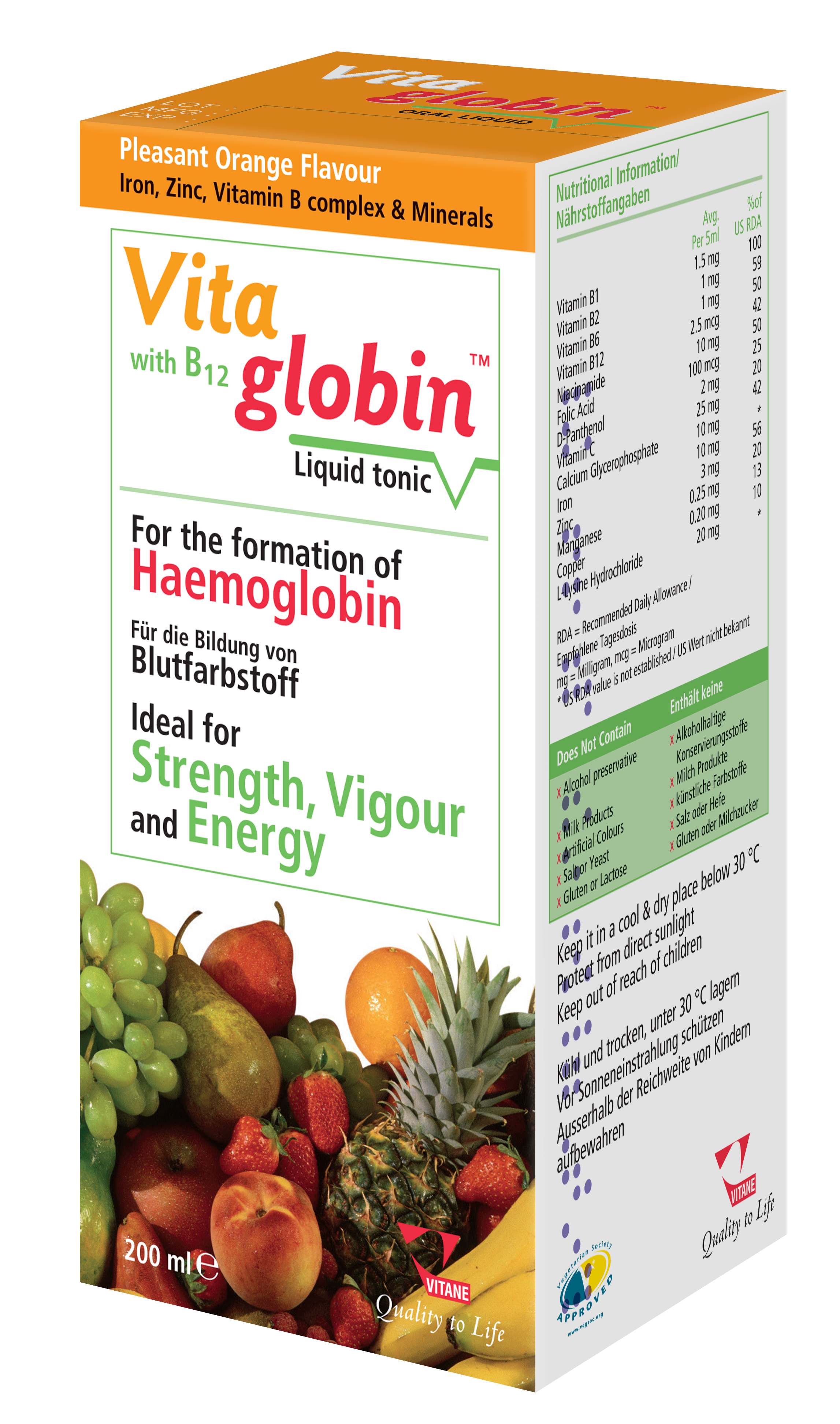 Vitaglobin Oral Liquid with B12