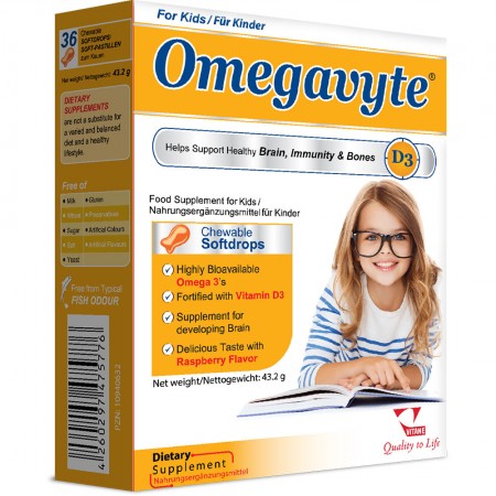 Omegavyte D3 Chewable softdrops